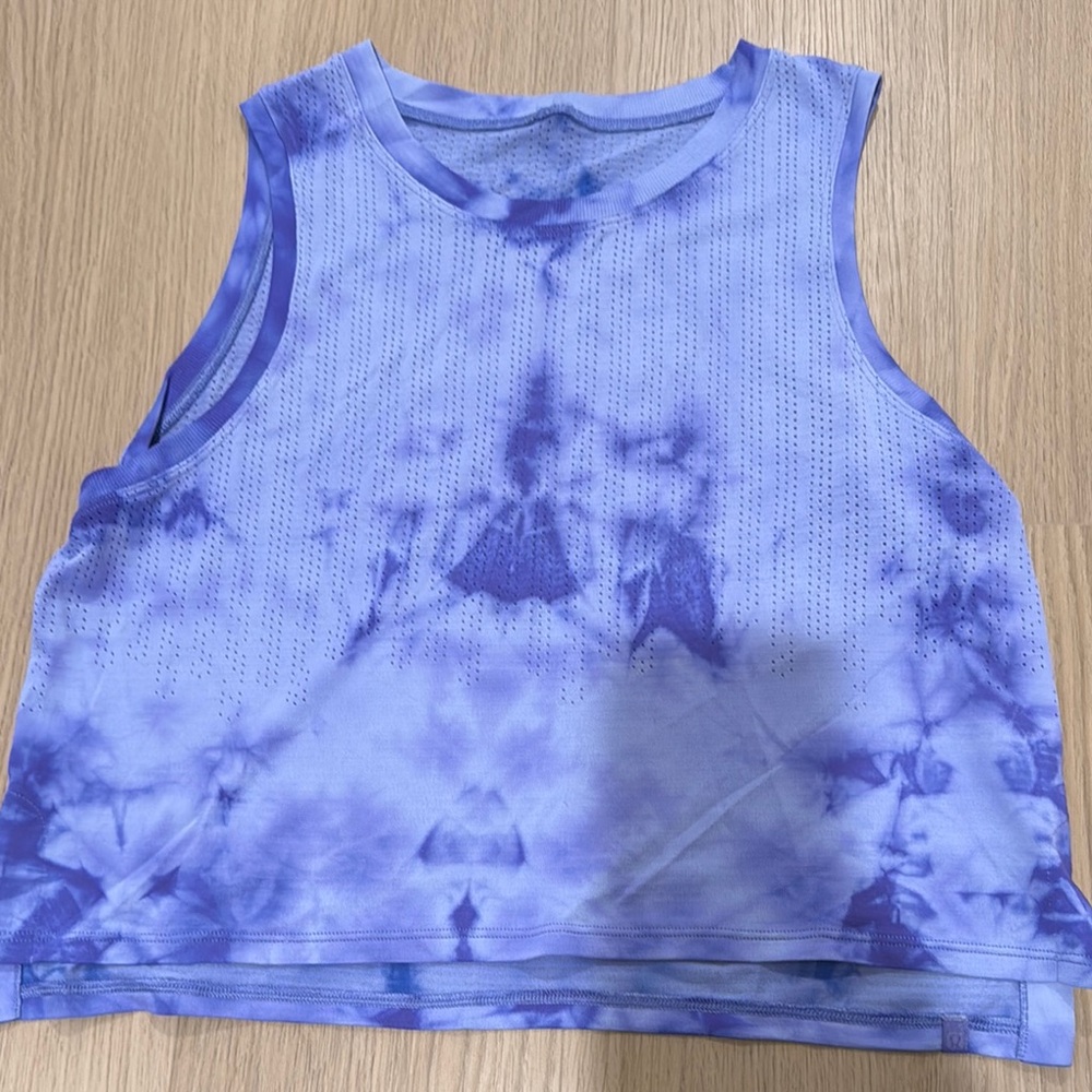 lululemon athletica Purple Tie-Dye Muscle Tee